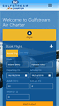 Mobile Screenshot of gulfstreamaircharter.com